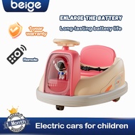 Beige Rechargeable Kids Electric Scooter 360 Degree Rotation bumper car kids 6V4A/6V7A  Electric電動車