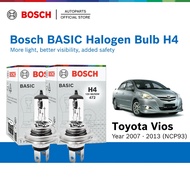 Bosch H4 Halogen Headlight Bulb (60/55W) set of 2 for Toyota Vios NCP93