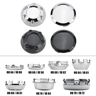 Universal Blank Rim Cap 60mm/64mm/68mm/74mm/79mm No Logo Wheel Cap Hub Cap Wheel Cover Silver & Blac