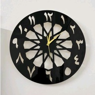 40x40cm JAM DINDING KALIMAH FRAMELESS ISLAMIC DECORATION