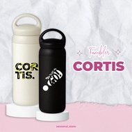 CORTIS TUMBLER CORTIS DRINKING BOTTLE/ TRAVEL TUMBLER/ HOOK COLOR OUTSIDE THE LINES CORTIS TUMBLER/
