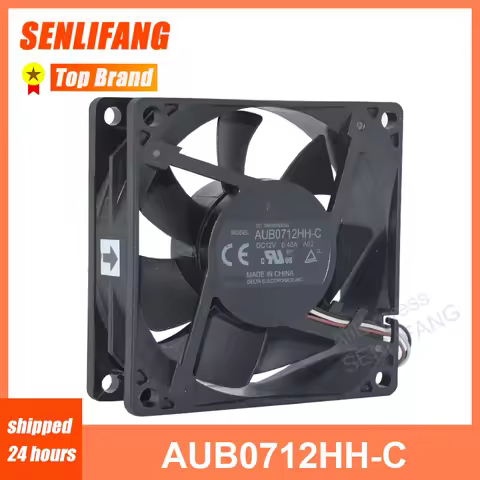 Brand New AUB0712HH-C Cooling Fan DC 12V 0.40A 3-Pin 70x70x25mm For Delta Electronics AS303 X1173A S