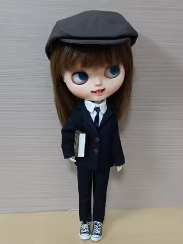 Blyth Suit Coat Azone Shirt Tie OB24 Pants 1/6Doll Outfit (Fit ICY,OB22, Licca, Pullip, Lati,JerryB)