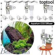 TOPTOOL Aquarium CO2 Diffuser, Universal Professional Aquarium CO2 Atomizer, Accessories Aluminum Al
