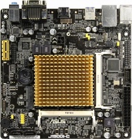 ASUS華碩 J1900I-C Mini ITX主機板+J1900四核心處理器、17x17mm迷你小板、DDR3、附擋板