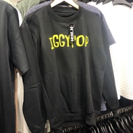 KATUN Iggy Pop Crewneck Casual Black Sweatshirt Cotton Fleece Material