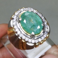 HIJAU Emerald Beryl Green Emerald Gemstone Ring