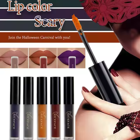 Lip Gloss 34 Colors Nude Matte Liquid Lipstick Red Mate Waterproof Long Lasting Moisturizing Lipglos