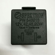 PW546916 PROTON Spektron Flasher Unit Relay Turn Signal Light 3 Pins Proton Saga Wira PERSONA GEN2 B