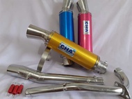Knalpot Racing Cha Silincer warna Supra X 125 Karisma Blade revo supra helm in