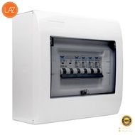 ตู้คอนซูเมอร์สำเร็จครบชุด 4 ช่อง EAGLE รุ่น EG-CON6-M50A เมน 50A สีขาว   ฿฿฿ ฿฿฿ ฿฿฿ (โปรโมชั่นสินค้