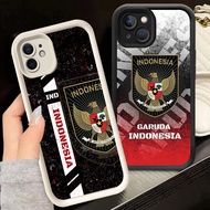 TS-92 Indonesian National Team Shockproof Casing for iphone 11 12 Mini 13 Pro Max