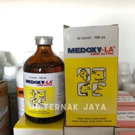 Medoxy LA 100 ml Antibiotik Long Acting untuk Unggas Sapi Kerbau Kambing Domba Babi