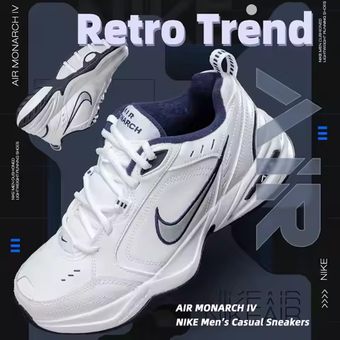 Nike (Nike) Air Monarch Iv Men's Casual Shoes, Comfortable and Wear-Resistant Sports Shoes, Fashiona