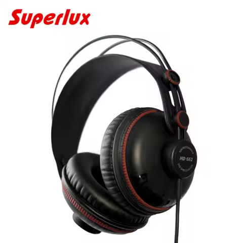 Superlux HD662 Closed Dynamic Professional Monitoring Headphones & Earphones For PC Music Studio Ons