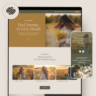 數碼 Therapist Website template, Wellness Coach Website, Counselor Psychologist