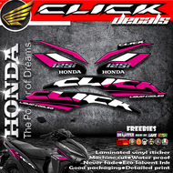 HONDA CLICK 125i VERSION 2 STOCK DECALS / STICKER FOR MOTORCYCLE PARTS AND ACCESSORIES