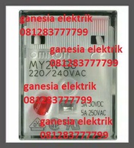 RELAY OMRON MY2N + SOCKET 220V 100% OMRON - CHARLESSTORE5