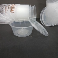 [TEKA] TK R12OZ Round Microwave Food Container With Lid Tupperware- TK R12(50PCS+/-)