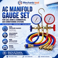 Car Aircon Manifold Gauge R410a R32 R22 R134A R600 Air Cond Meter Gauge Meter Fluoride Gauge AC Mani