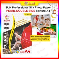 DOUBLE SIDE Silky A4 Pearl Texture 275 Gram Photo Paper - SUN Professional Silky Photo Paper (Suppor