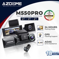 AZDOME M550PRO | M550MAX 2 & 3 Channel Dash Cam | Front 4K+Cabin 1K+Rear 2K | GPS+ADAS+WiFi | NIGHT 