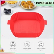 [mmise.sg] Silicone Air Fryers Oven Baking Tray Non-stick Disk Square for Home Kitchen Tool