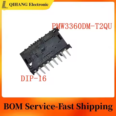 1PCS PMW3360DM-T2QU PMW3360DM DIP-16 LM19-LSI Lens Photoelectric mouse sensor chip