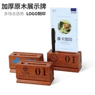 Wooden Number Restaurant Number Plate Number Plate Rectangular Table a4 Table Wooden Character Card 