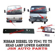 J122S01 HEAD LAMP LOWER GARNISH NISSAN UD DIESEL YU41 YU T5 NU41 LORRY TRUCK AKSESORI