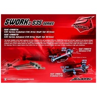 Sworkz  WSC-218007A S35 Series Evolution - CVA Drive Shaft Set 92.5mm (1pcs)