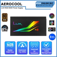 Aerocool LUX RGB 550W 80 Plus Bronze Power Supply