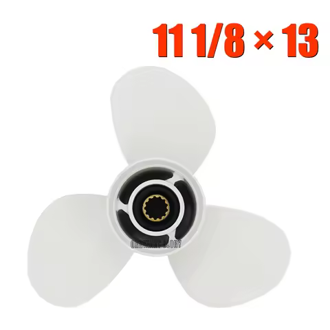 Aluminum Outboard Propeller 11 1/8x13 for Yamaha 25-60HP 69W-45945-00-EL Propeller Boat Parts Access