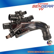 【Mini Cooper R55 R56 R57 1.4 / 1.6】Engine Coolant Thermostat Housing | Thermo Sensor | Thermo Tempre
