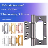 304 Stainless Steel Hinge for Bedroom Bathroom Wooden Door 4 Inches 5 Inches Slotted Free Hinges