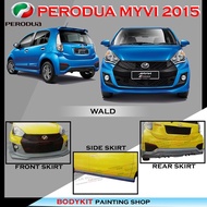 PERODUA MYVI ICON 2015 SE FACELIFT WALD STYLE FULLSET SKIRTING (FRONT SKIRT, SIDE SKIRT, REAR SKIRT)