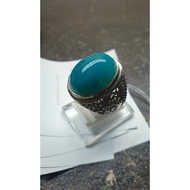 Bacan doko asli Kristal keren ring alpaka size o .