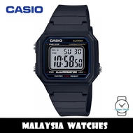 (100% Original) Casio W-217H-1A Standard Digital Black Resin Men's Watch W-217H W217H W-217H-1AV W-2