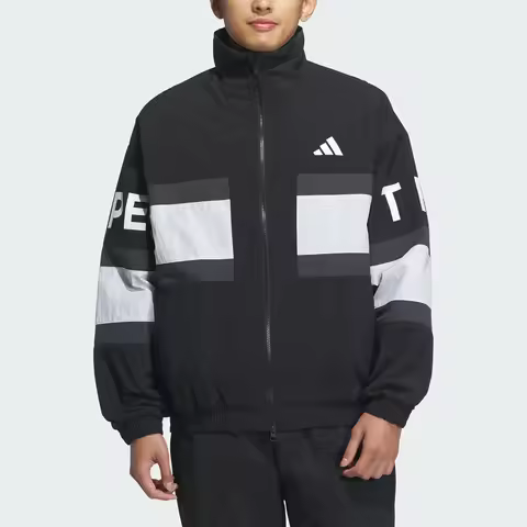 Adidas genuine WORD WOV JKT Men's Stand Collar Fashion Jacket JM2064