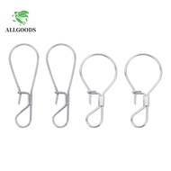 ALLGOODS Lock Buckle Lock Buckle Fish Lock Cable Fishing Tackle Stainless Steel Fishing Stringer Tac