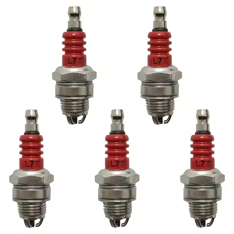 1/3/5PCS 3-Sided Pole Spark Plug L7T for Chainsaw and Brush Cutter Garden Machinery Lawn Mower Tool 