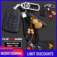 high quality leather for Isuzu key cover Remote key case with key holder fod Car Logo keychain Crosswind D-Max Crosswind Sportivo Alterra Highlander Amigo Ascender Axiom Gemini Hom