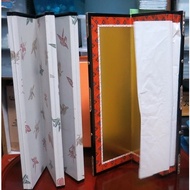 Japanese BYOBU Wind Wall Panel Backdrop-Gold