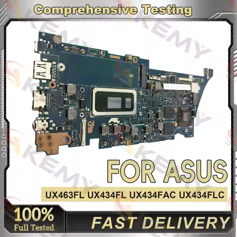 UX334FL Laptop Motherboard For ASUS ZenBook UX463FL U3600F U4600F UX334FL UX334F Mainboard With 10th
