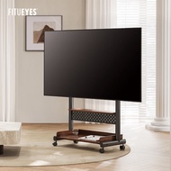 ST-🚢FITUEYES（40-85Inch Applicable）Mobile TV Bracket Body of Wooden Cabinet CartTCLSkyworth Sony Xiaomi Smart Screen and