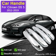 for Citroen DS5 DS 5 2012 2013 2014 2015 2016 2017 2018 2019 Chrome Door Handle Cover Car Accessorie
