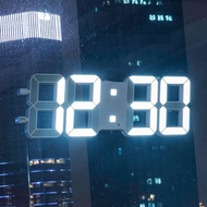 READY STOCK Modern Minimalist Digital Wall Clock3D Plastic Three-Dimensional Clock Hongchuang LED El