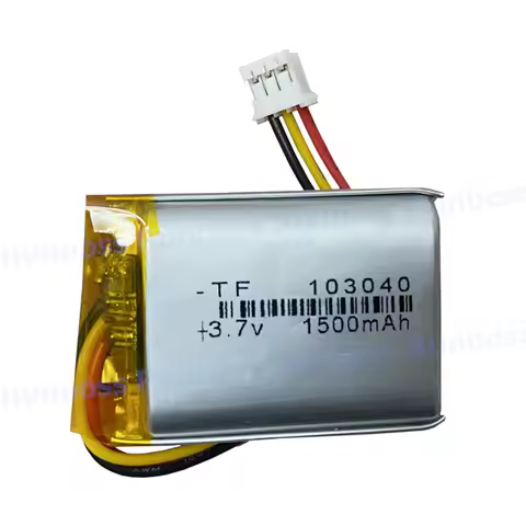 1-10PCS 3.7V 1500mAh 103040 JST 3Pin 2.0mm Plug 3-Wire Thermistor Li Polymer Battery For GPS Bluetoo