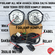 FOGLAMP ALL NEW AVANZA XENIA CALYA SIGRA RUSH TERIOS 2012-2020 KOMPLIT MODEL MIKA KACA ORIGINAL