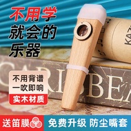 Solid wood Kazoo playing the level of Kazoo simple and easy to learn Kazoo niche universal musical i